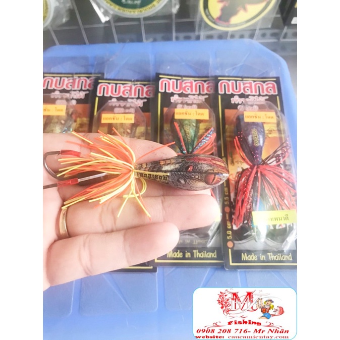 Mồi Giả Câu Cá Lóc Nháy Nhãy Đầu Rắn Thái Lan
