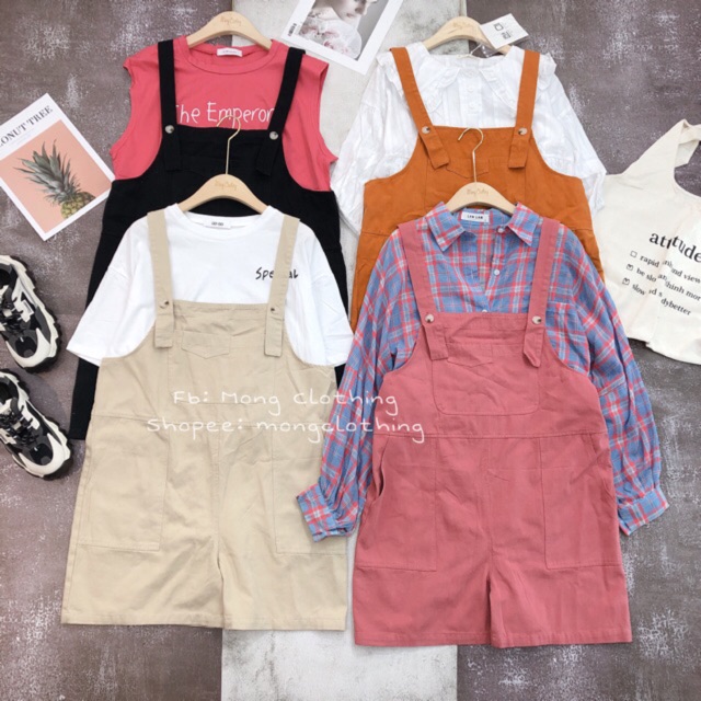 Quần yếm ngố form to rộng (không kèm áo) | BigBuy360 - bigbuy360.vn