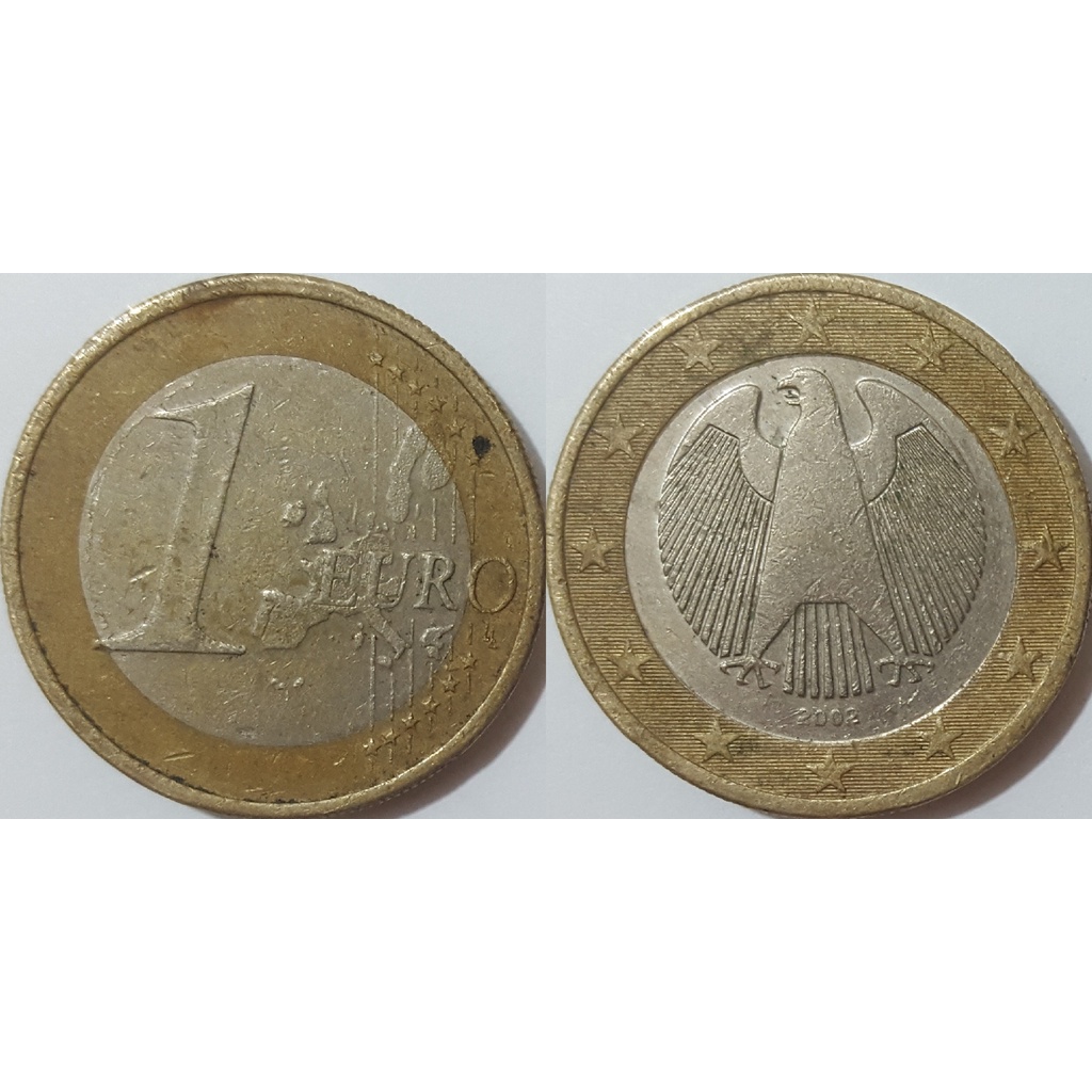 Đồng xu 1 Euro Đức  2002-2006