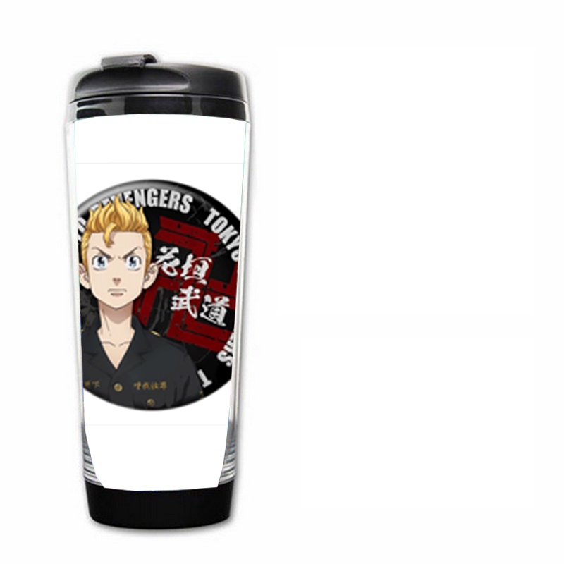Bình nhựa đựng nước in hình TOKYO REVENGERS NHÂN VẬT ver TRÒN anime chibi tiện lợi lưu niệm