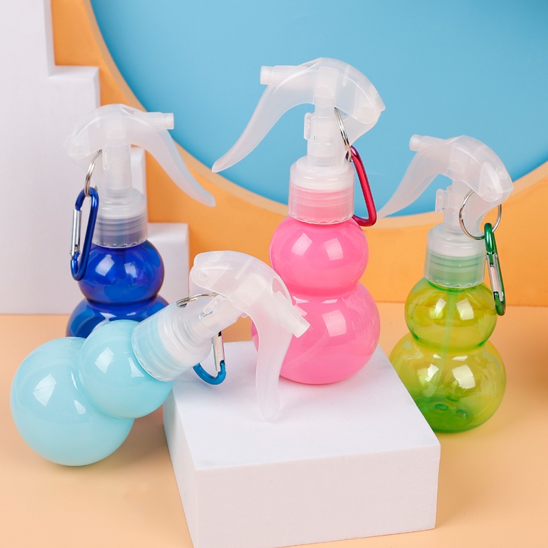 Chai Xịt Rỗng Đựng Nước Hoa 100Ml Hình Quả Bầu Kèm Móc Treo Tiện Lợi Dành Cho Đi Du Lịch