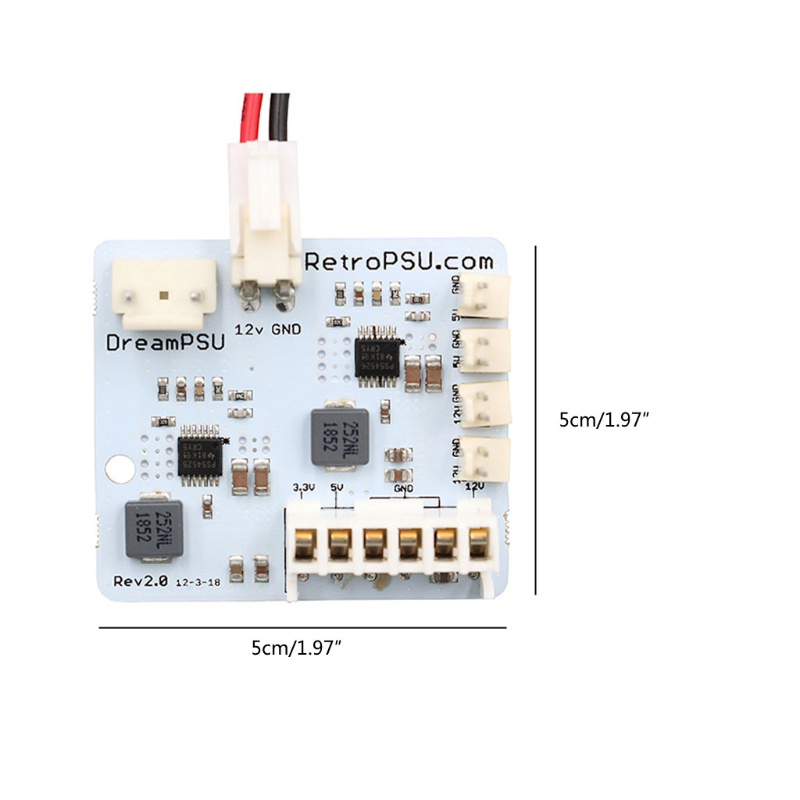 Linh Kiện Thay Thế WU Dream Psu Rev2 0 12V Rev2 Phiên Bản 0 Cho Máy Chơi Game Cầm Tay