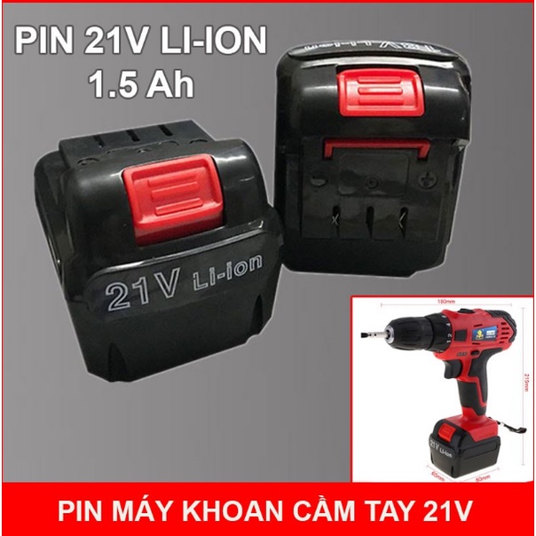 Pin 21v hàng mới giá tốt - Pin 21v Li-ion