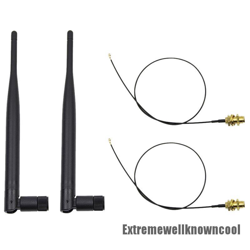 Ăng Ten Wifi Rp-Sma 6dbi 2.4ghz 5ghz 1x 12cm U.Fl Ipex N8S5