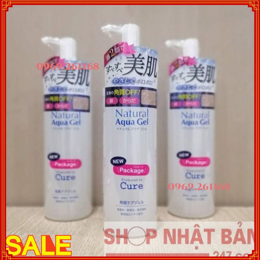 Tẩy da chết Cure Natural Aqua Gel nội địa Nhật Bản 250ml