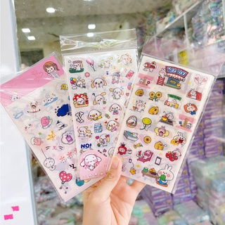 [ QUÀ TẶNG HỌC SINH] Combo 10 Set sticker ( mỗi set 6 tấm) chống nước nhiều mẫu cute