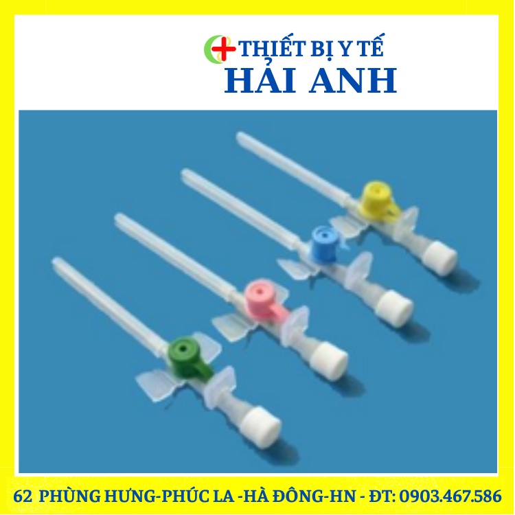 Kim luồn tĩnh Healflon, Chính Hãng Ấn Độ, 18G-20G-22G-24G ( hộp 100c), truyền dịch, dễ dàng vận động