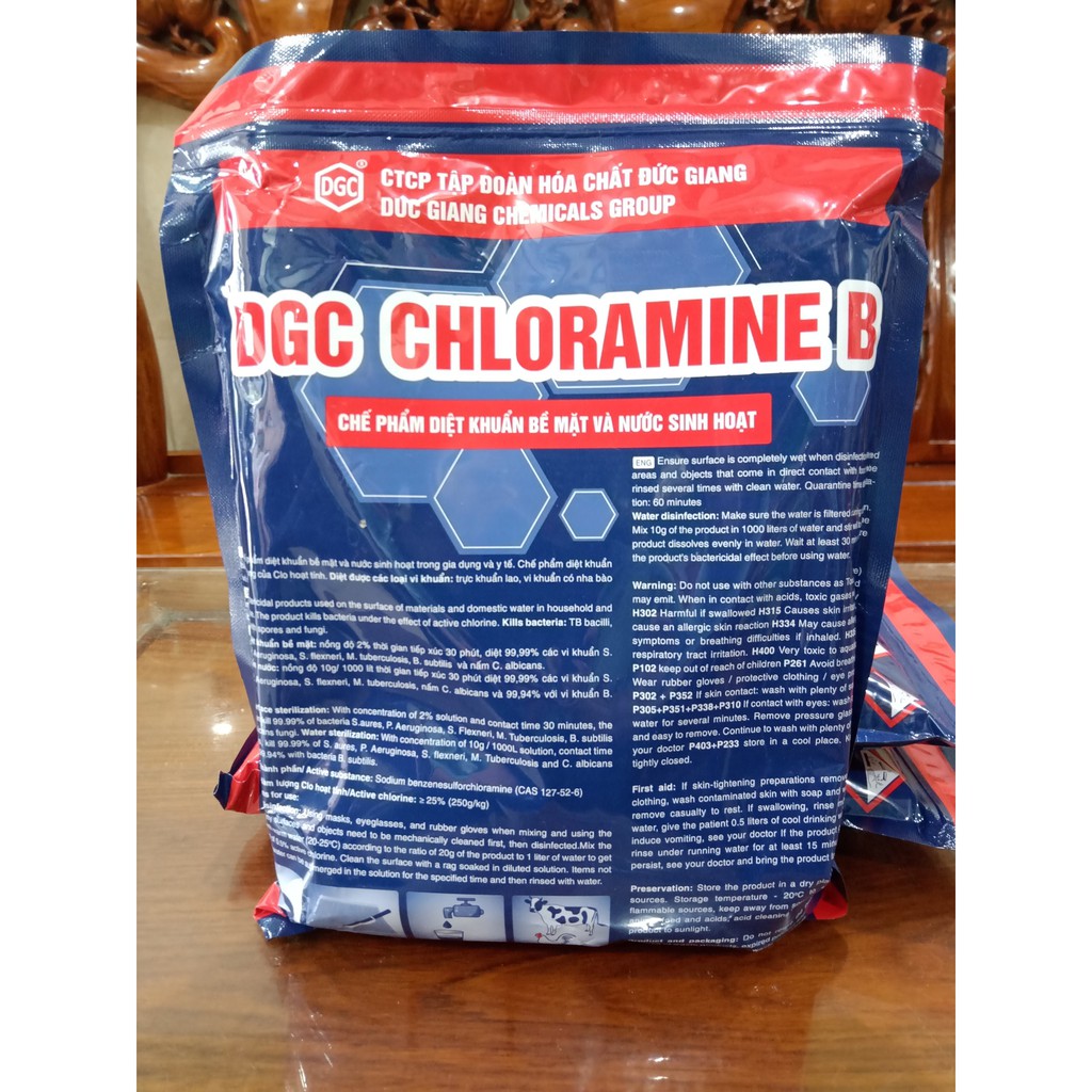  Thuốc khử trùng diệt khuẩn D&G Chloramine B (Cloramin B)