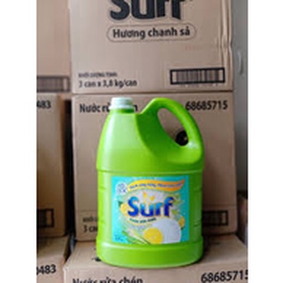 Nước rửa chén, rửa bát Suft can 3.8kg
