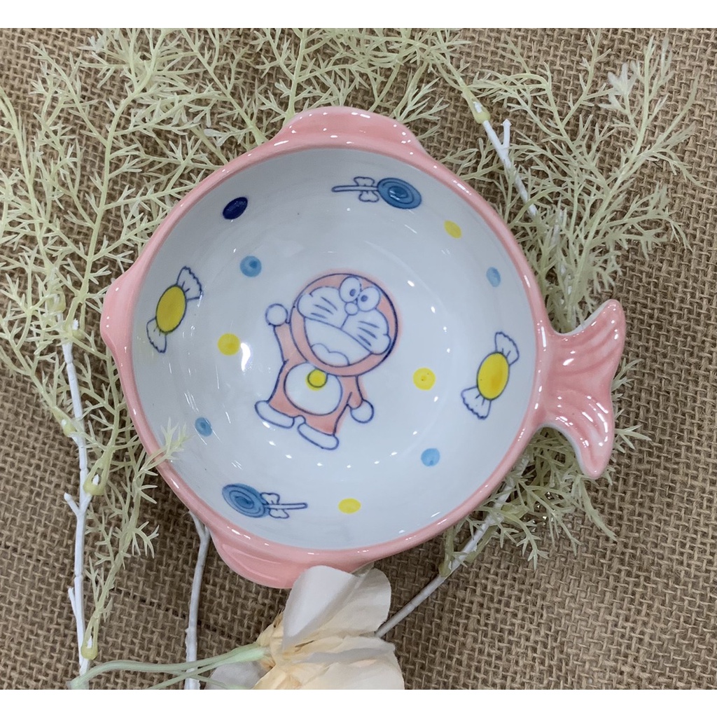 Bát Ăn Cơm Đĩa Sứ Chén Dĩa Sứ Dễ Thương Cute Bát Cá Decor Cao Cấp S96