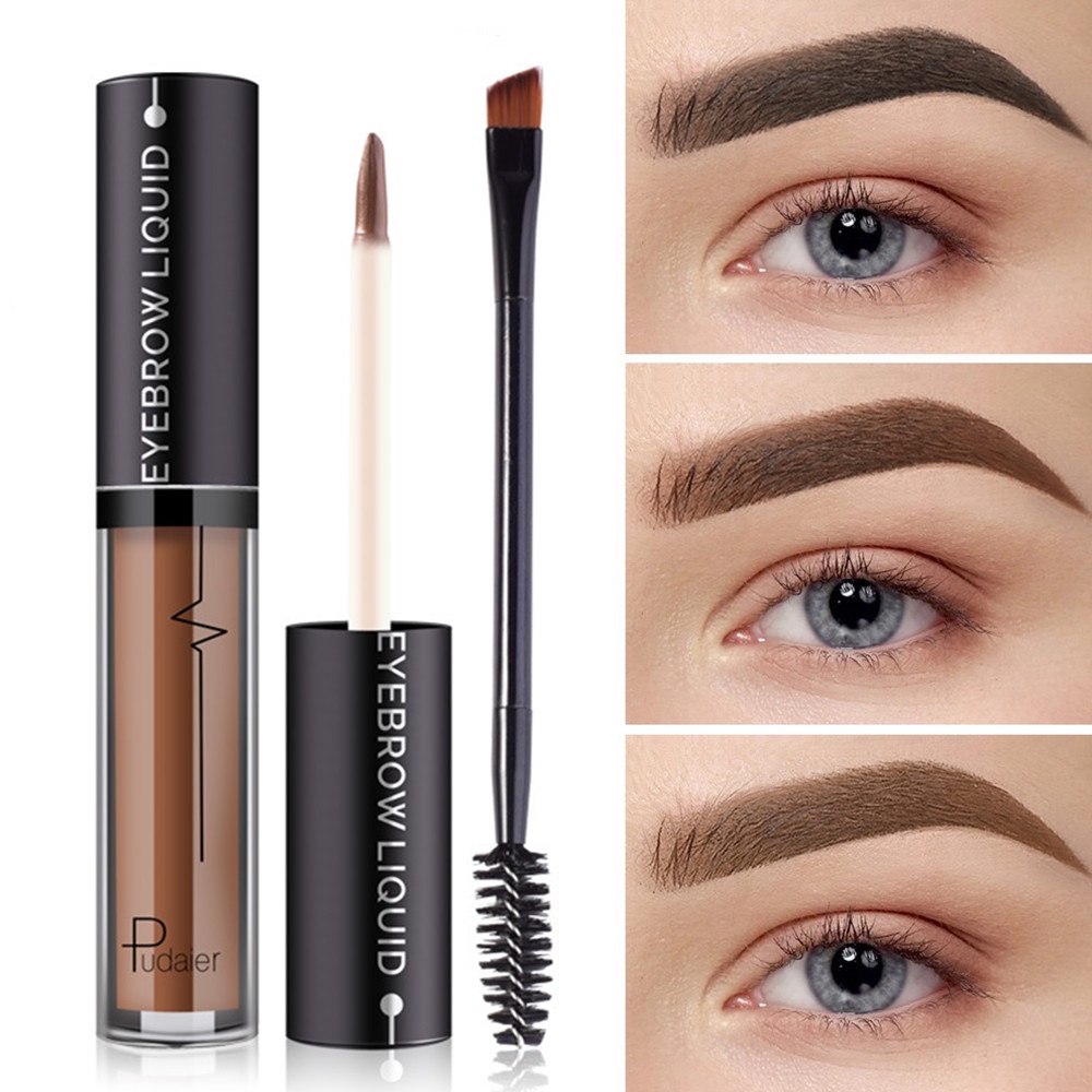 Kem Kẻ Lông Mày Pudaier Chống Nước Chống Mồ Hôi Lâu Phai Kèm Cọ Tiện Dụng