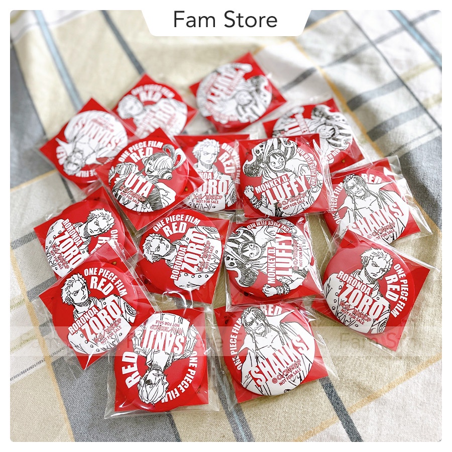 Huy hiệu One Piece x 7-Eleven