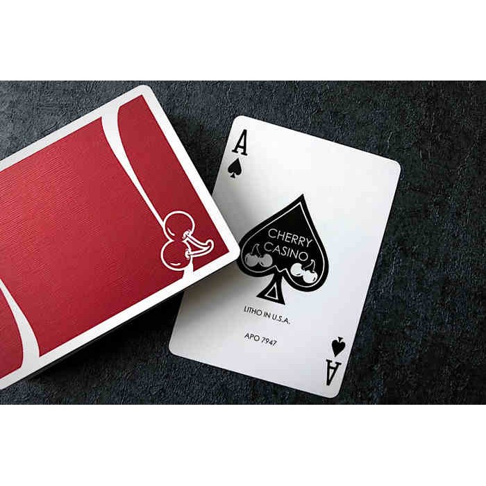 Bài ảo thuật USA cao cấp : Cherry Casino (Reno Red) Playing Cards