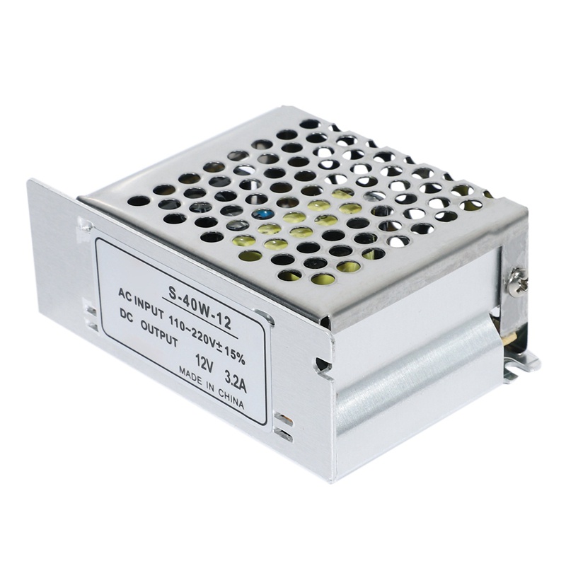 Biến áp trình điều khiển nguồn điện chuyển mạch 12V 3.2A 40W cho dải đèn LED 110-220V