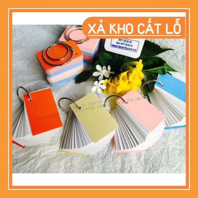 [ xả kho ] Flashcard thẻ học từ vựng tiếng anh nhật hàn trung cao cấp | Bộ thẻ học tiếng nước (100 F