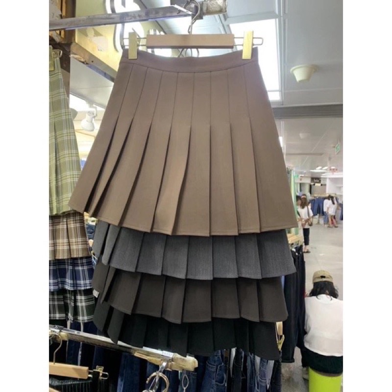 Chân váy tennis trơn nhiều màu