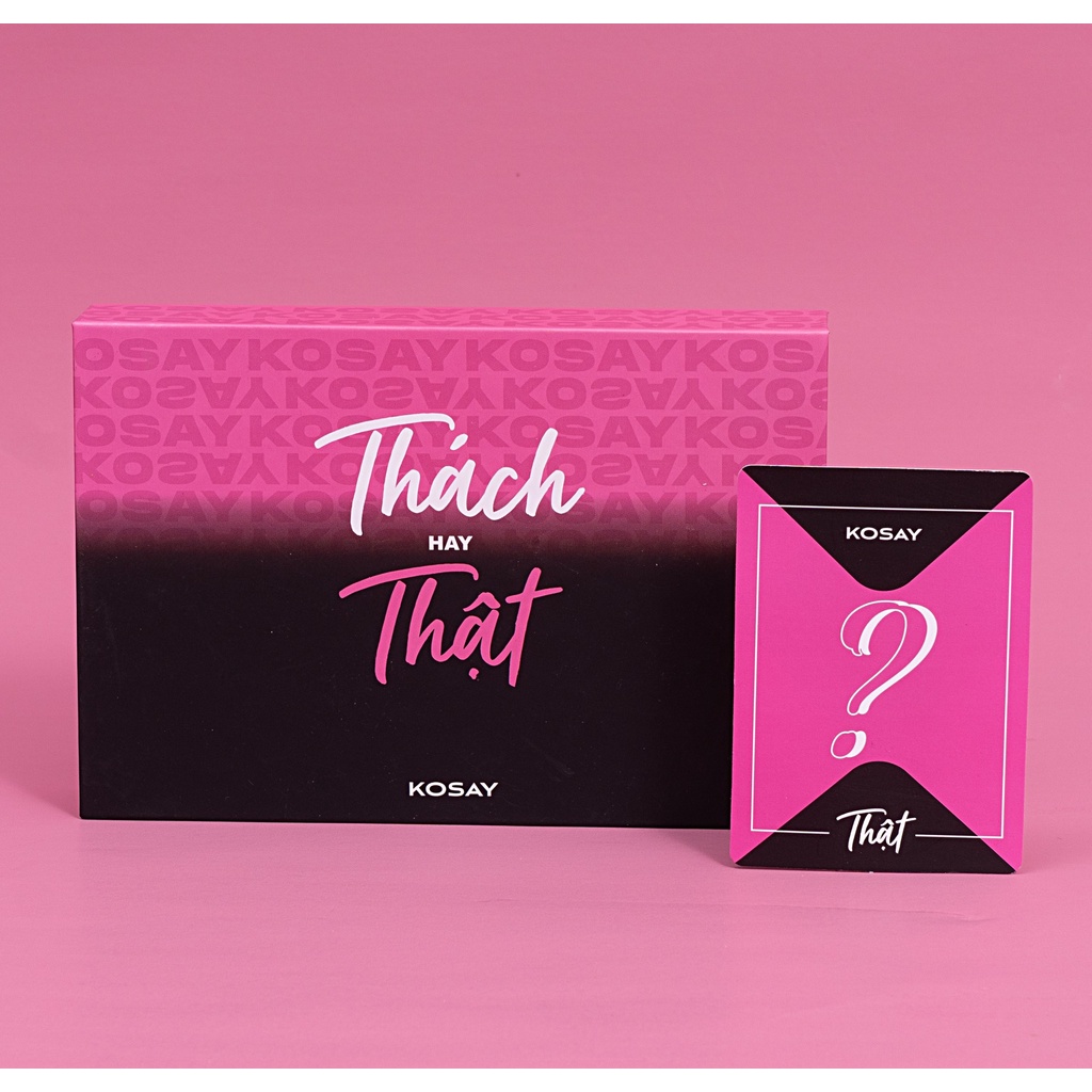 Bộ bài HUỆ phiên bản "THÁCH hay THẬT" - Drinking card game KOSAY gắn kết tình bạn bùng nổ cuộc vui ăn nhậu uống rượu bia