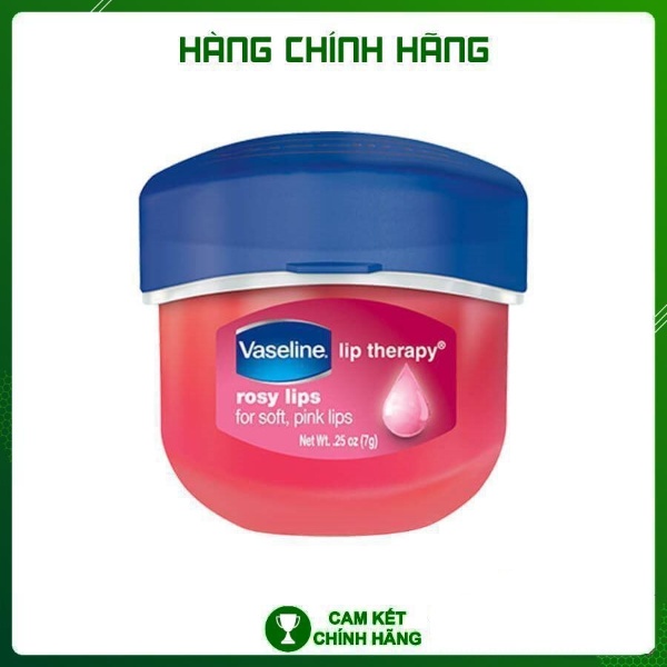 Son dưỡng môi Vaseline mềm mịn dưỡng khô nứt, thâm môi dạng hũ 7gram- Tặng Khẩu Trang Y Tế Khi Mua hàng
