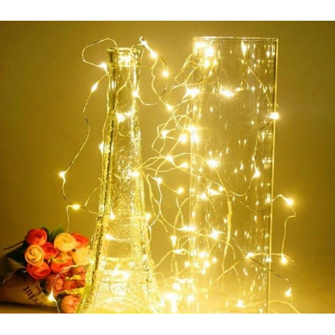 ĐÈN LED PIN 3M 30 BÓNG ĐOM ĐÓM CHIPSBLING FAIRY LIGHT MÀU VÀNG
