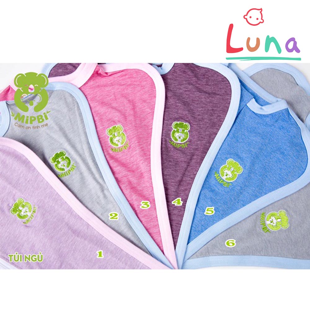 Túi Ngủ Cho Bé MIPBI 100% Bamboo / Chũn Ngủ Sơ Sinh, Nhộng Chũn Cao Cấp Siêu Mềm Mại Giúp Bé Có Giấc Ngủ Ngon