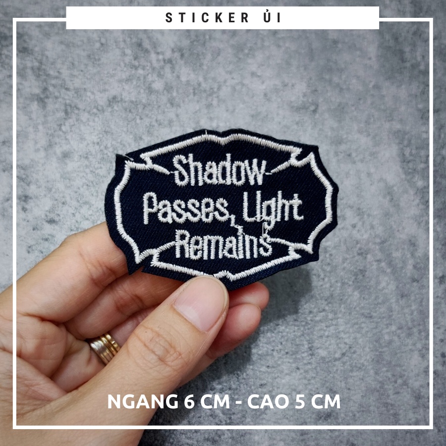 Sticker vải thêu cao cấp - CÓ SẴN KEO ỦI,Patch ủi dùng làm miếng vá Quần Áo,áo phao,BALO,quần jogger, đồ jeans, giày dép