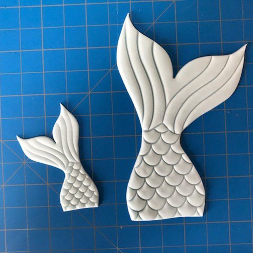 LEISURE 2 Khuôn Cắt Fondant Hình Nàng Tiên Cá