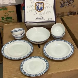 Bộ tô chén dĩa gốm sứ Minh Long