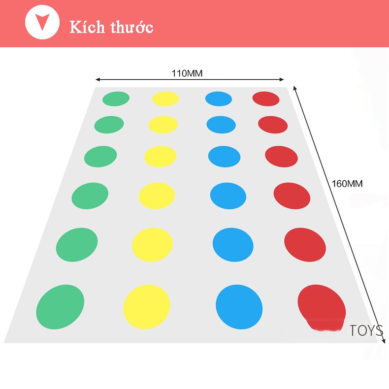 Twister body - Trò chơi Boardgame vui nhộn 2023