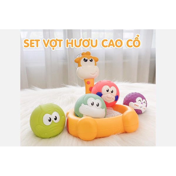 [Haobaby shop] Đồ chơi Vợt hươu cao cổ cho bé