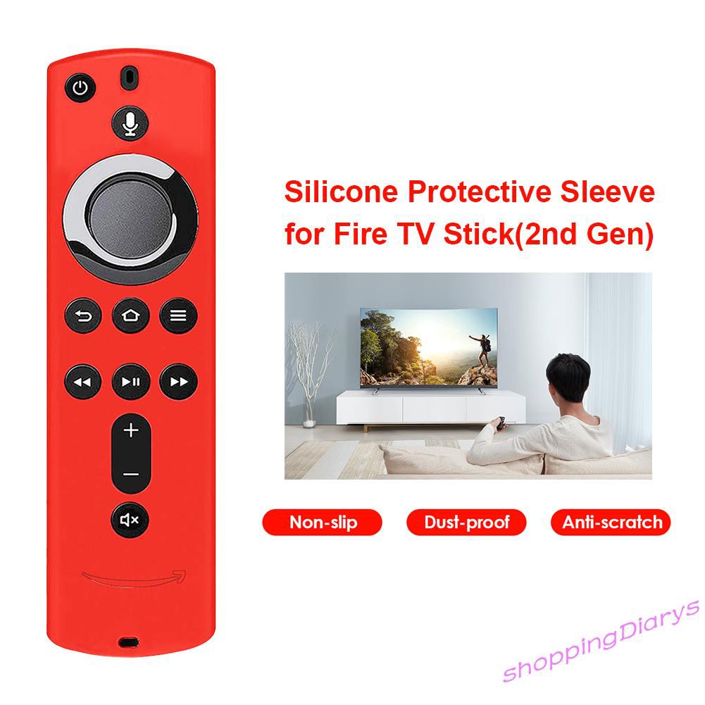 ✤Sh✤Silicone Case for Amazon Fire TV Stick Remote Control Dust Protective Cover
