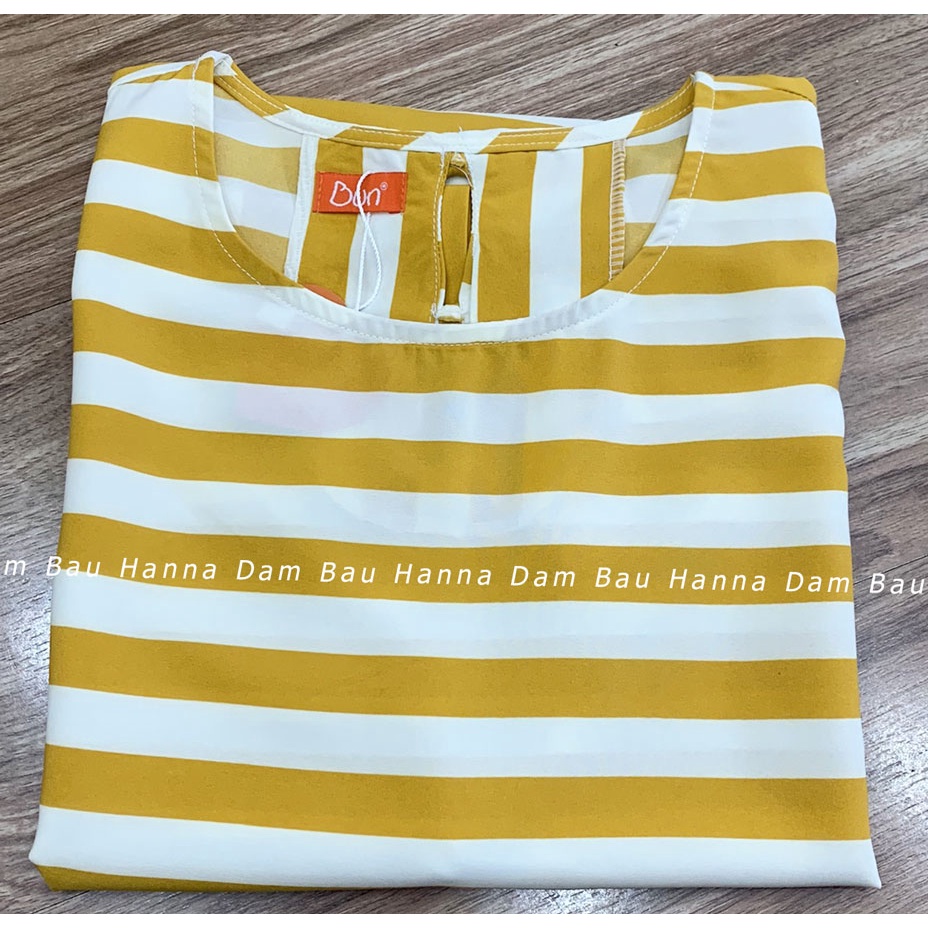 [HANNA] Áo bầu công sở kiểu dễ thương free size 40-70kg vải lụa mango cao cấp thoáng mát không nhăn phù hợp đi làm đi