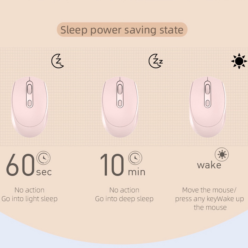 Chuột không dây 2.4G BMM1 Có Thể Sạc Lại