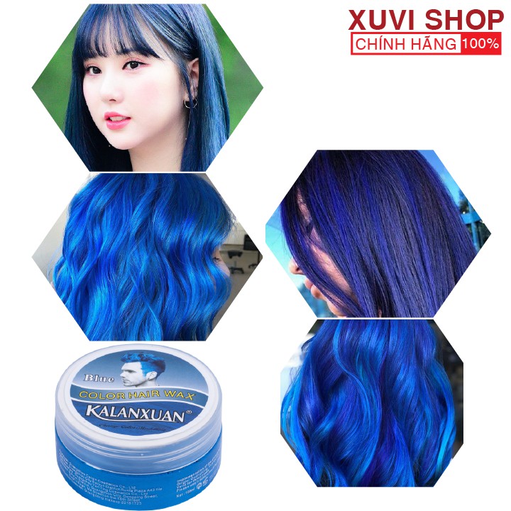 Thuốc Nhuộm Tóc Tạm Thời Xanh Dương KALANXUAN 100ml Chính Hãng + Tặng Bao Tay - XUVI SHOP | BigBuy360 - bigbuy360.vn