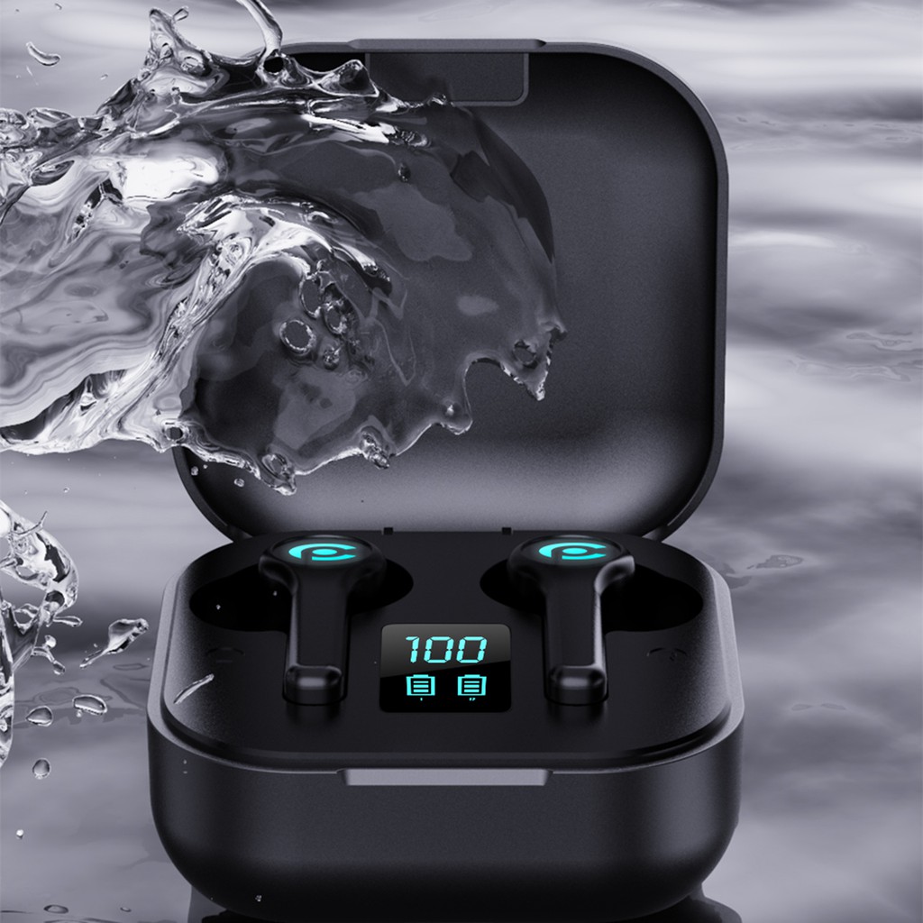 Tai Nghe Nhét Tai Hel + Bluetooth 5.0 Không Dây Điều Khiển Cảm Ứng Âm Thanh Stereo Cho Điện Thoại Di Động