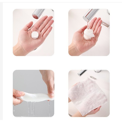 Lẻ 1 Viên Khăn Giấy Nén Đa Năng Hàn Quốc