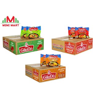 COMBO 2 THÙNG 30 GÓI MÌ GẤU ĐỎ 65G CÁC LOẠI