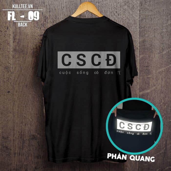 Áo thun phản quang Cuộc sống cô đơn