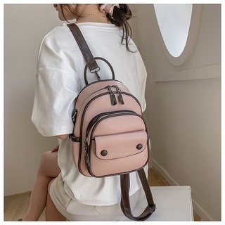 Balo mini thời trang nữ viền đen đi làm đi chơi tiện lợi