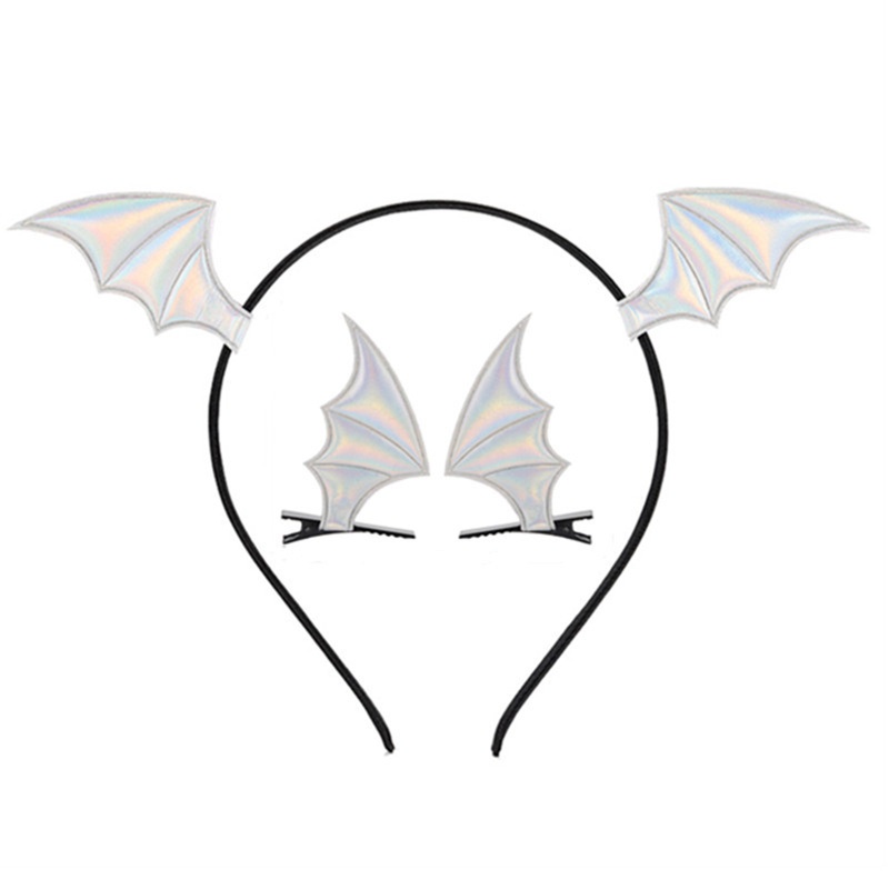 Băng Đô Cài Tóc Đính Cánh Dơi Hoạt Hình Cho Bé