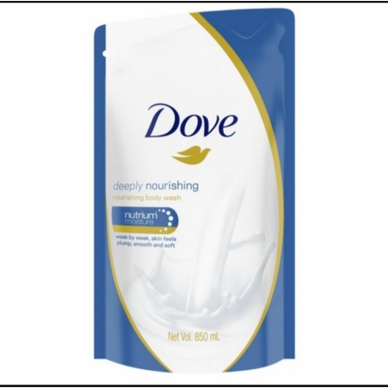 (hàng Mới Về) Sữa Tắm Dove 850 ml Làm Sạch Sâu Nuôi Dưỡng Làn Da