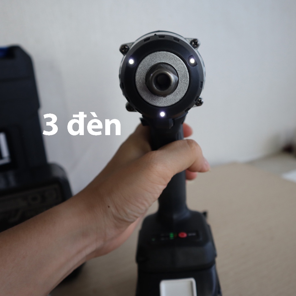 MÁY SIẾT BULONG 3 ĐÈN - Dễ sử dụng, không chổi than, nhanh chóng 199V