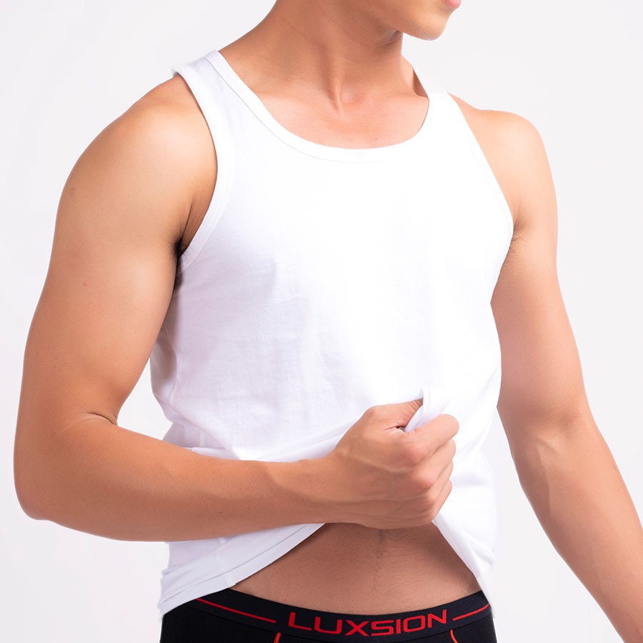 Áo lót nam may ô sát nách 100% cotton có size cho người 75kg | BigBuy360 - bigbuy360.vn
