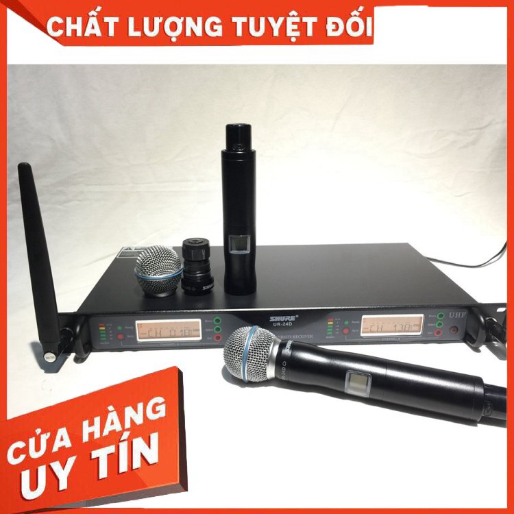 [HÀNG CHẤT LƯỢNG] Micro SHURE UR24D - hàng chất lượng, giá tốt nhất TQ - Hàng chất lượng