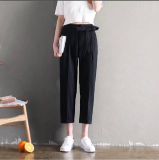 QUẦN TÂY 9 TẤC, LƯNG THẮT NƠ