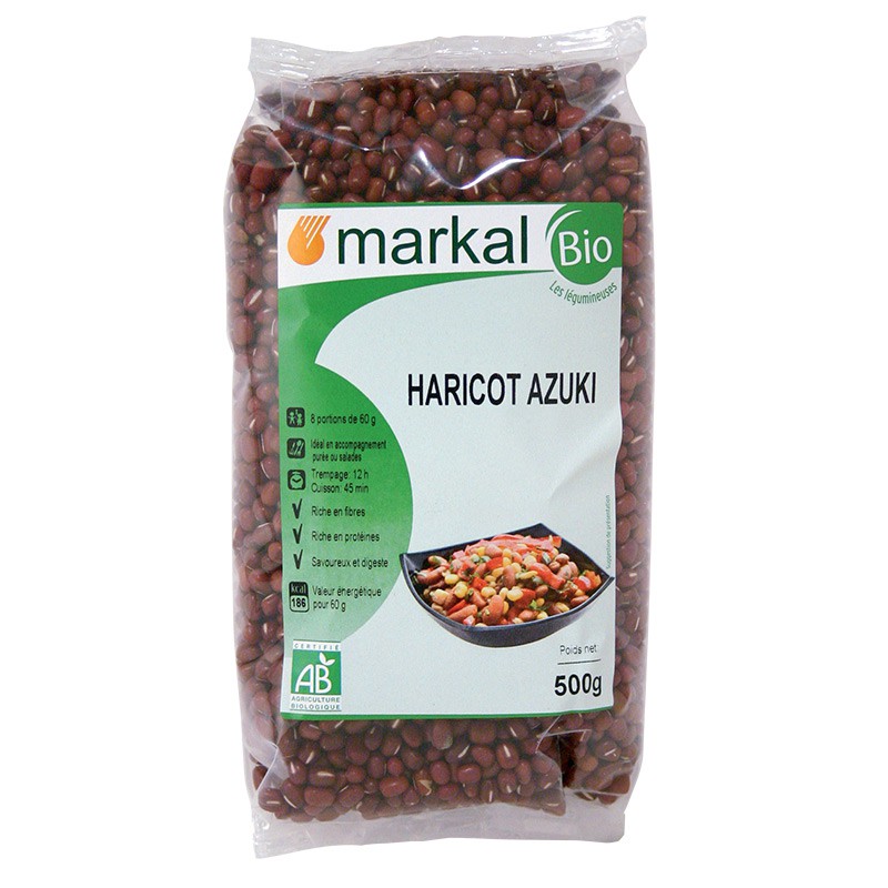 Đậu đỏ hữu cơ Markal organic azuki beans 500g