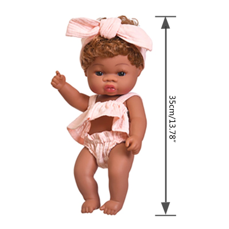 Giường Ngủ Cho Búp Bê Sơ Sinh Màu Đen Phong Cách Châu Phi