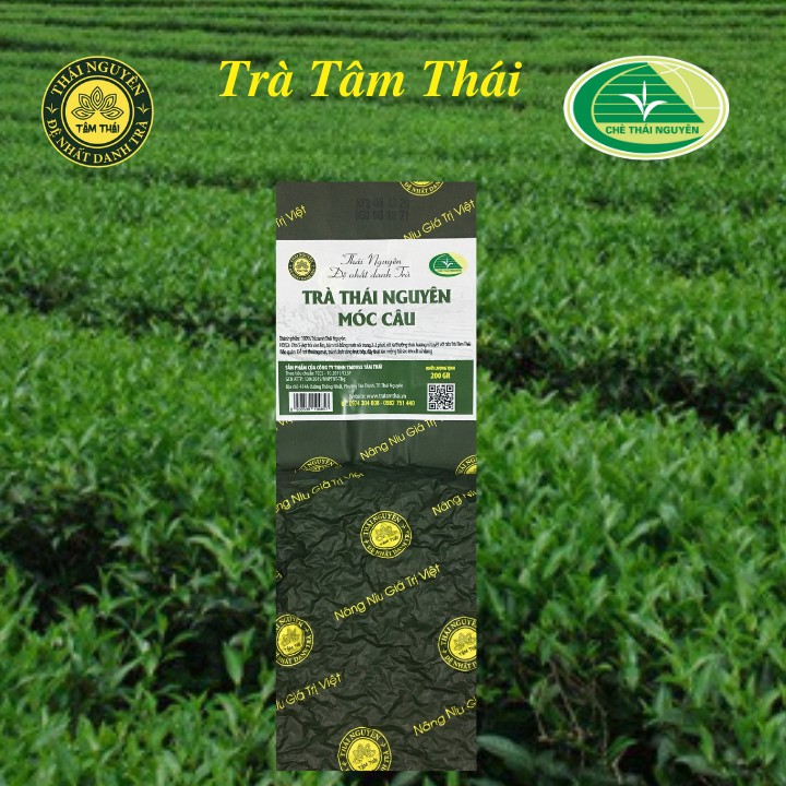  Trà Móc Câu Thái Nguyên 500g(5 gói 100g) Trà Xanh Tâm Thái Chè Thái Nguyên Móc Câu 500g