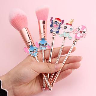 6 Cọ trang điểm đính hình stitch dễ thương ngộ nghĩnh
