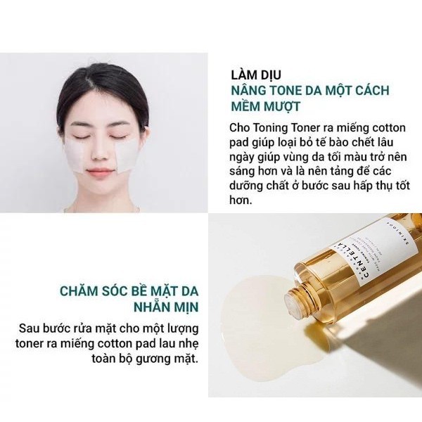 Nước Hoa Hồng Chiết Xuất Rau Má Dịu Nhẹ Cho Da Nhạy Cảm Skin1004 Madagascar Centella Toner 210ml