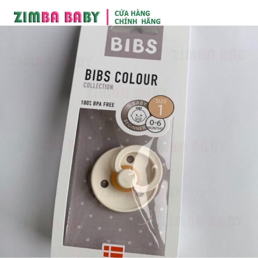 &lt; Tặng kèm hộp &gt; Ti ngậm, ti giả cho bé BIBS COLOUR – HÀNG CHÍNH HÃNG